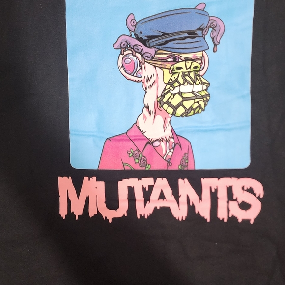 Diamond Supply Co. Mutants Black Crewneck LARGE Black Graphic Tee with Mutants - Picture 1 of 5